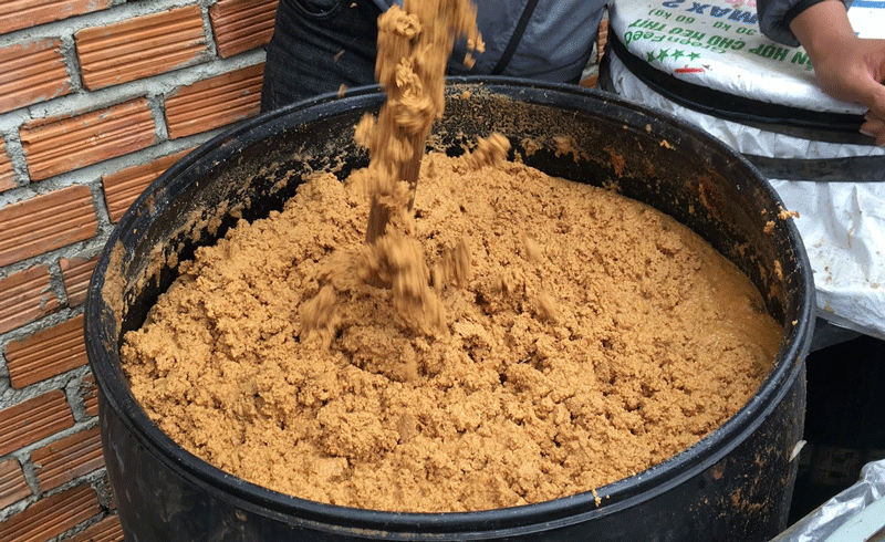 ủ phân đậu tương 